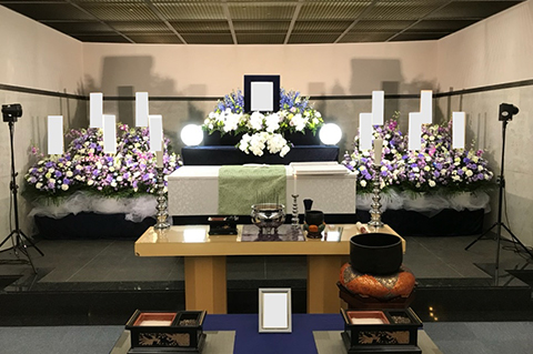 横浜市南部斎場の葬儀事例1