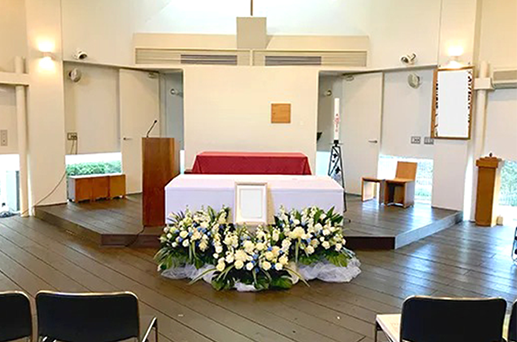 キリスト教での葬儀事例